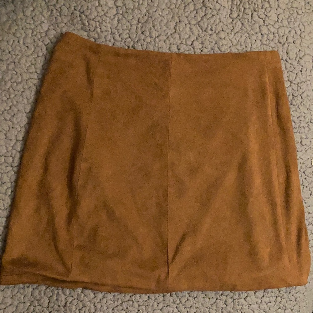 Forever 21 brown above knee mini skirt